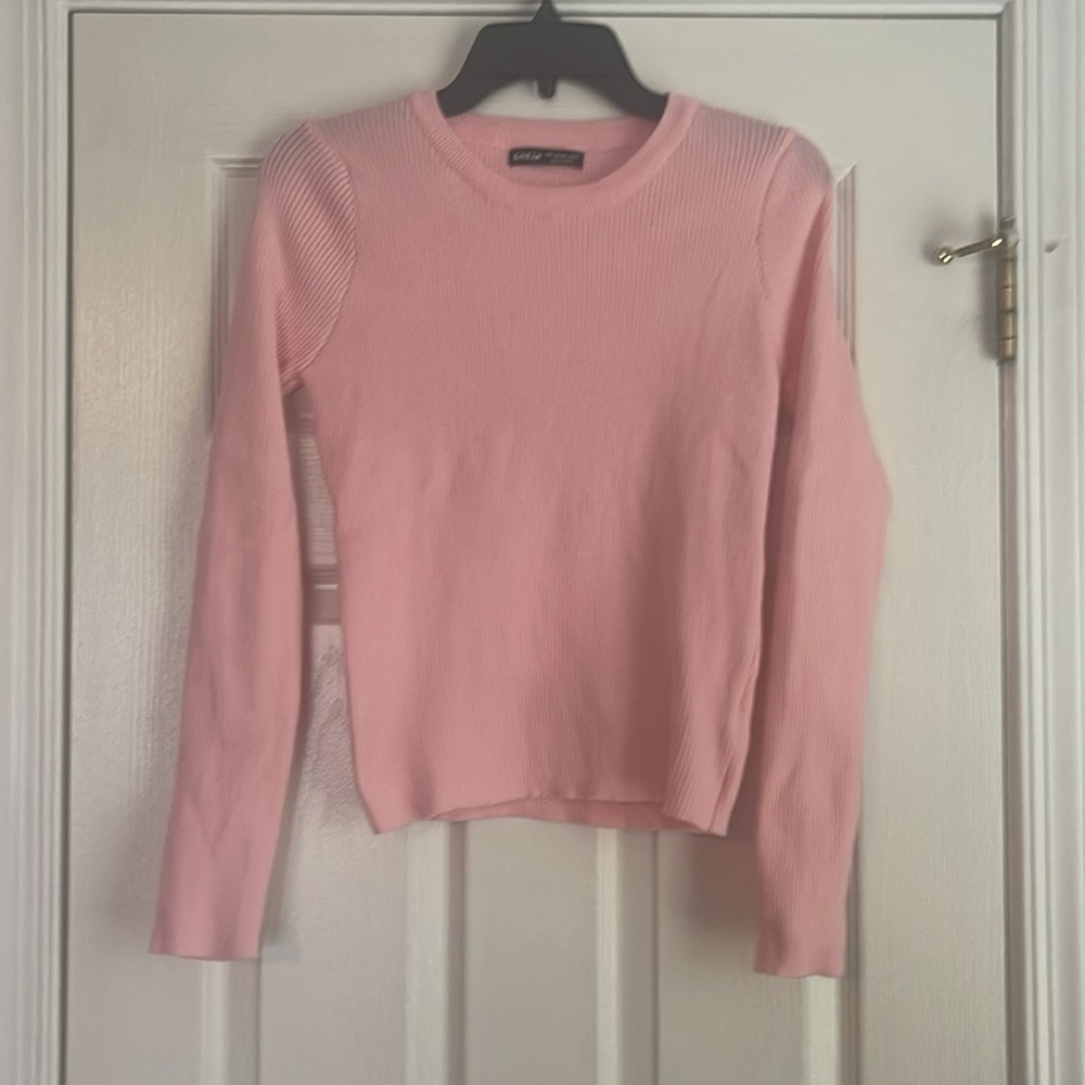 Women's Sweater Set (3) - Pink, Burgundy, and Tan - Picture 3 of 4